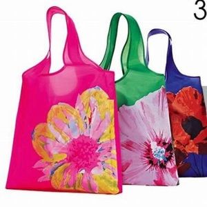 Floral Totebag Bundle, Set of 3 , NWT, Polyester